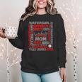 Baseball Mom Traits For Great Mothers Grey And Red Women Crewneck Sweatshirt Baseball Mom Traits For Great Mothers Grey And Red Women Crewneck Sweatshirt