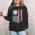 Baseball MOM USA American Flag Patriotic Mama Mother's Day For Women Kids Men Women Crewneck Sweatshirt Baseball MOM USA American Flag Patriotic Mama Mother's Day For Women Kids Men Women Crewneck Sweatshirt