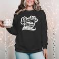 Baseball Mom Will Yell Loudly Women Crewneck Sweatshirt