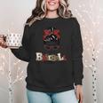 I Am Baseball Mom Women Crewneck Sweatshirt I Am Baseball Mom Women Crewneck Sweatshirt