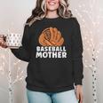 Baseball Mother Lover Baseballer Player Match Baseball Mom Women Crewneck Sweatshirt Baseball Mother Lover Baseballer Player Match Baseball Mom Women Crewneck Sweatshirt