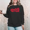 Baseball Softball Baseball Mom Baseball Women Crewneck Sweatshirt