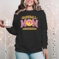 Coquette Baseball Mom Bow Like A Normal Mom But Mother's Day Women Crewneck Sweatshirt Coquette Baseball Mom Bow Like A Normal Mom But Mother's Day Women Crewneck Sweatshirt