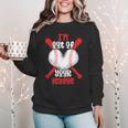 Cute Baseball Mom Out Of Your League Mommy Sports Players Women Crewneck Sweatshirt