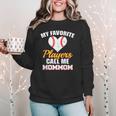 My Favorite Players Call Me MomMom Baseball Mom Mom Women Crewneck Sweatshirt My Favorite Players Call Me MomMom Baseball Mom Mom Women Crewneck Sweatshirt