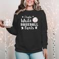 I Hate White Baseball Pants Quote For a Baseball Mom Women Crewneck Sweatshirt I Hate White Baseball Pants Quote For a Baseball Mom Women Crewneck Sweatshirt
