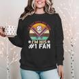 I'm Not Just His Mom Baseball Moms Baseball Mothers Women Crewneck Sweatshirt I'm Not Just His Mom Baseball Moms Baseball Mothers Women Crewneck Sweatshirt