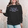 It's Me Hi I'm The Baseball Mom It's Me For Women Women Crewneck Sweatshirt It's Me Hi I'm The Baseball Mom It's Me For Women Women Crewneck Sweatshirt
