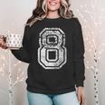 Jersey Number 8 Eight T-Shirt Football Number Baseball Mom Women Crewneck Sweatshirt Jersey Number 8 Eight T-Shirt Football Number Baseball Mom Women Crewneck Sweatshirt