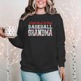 Loud And Proud Baseball Grandma Baseball Mom Heart Women Crewneck Sweatshirt Loud And Proud Baseball Grandma Baseball Mom Heart Women Crewneck Sweatshirt