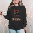 Loud And Proud Baseball Mom Women Crewneck Sweatshirt Loud And Proud Baseball Mom Women Crewneck Sweatshirt
