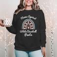 Moms Against Baseball Pants Baseball Mom Rainbow Women Crewneck Sweatshirt Moms Against Baseball Pants Baseball Mom Rainbow Women Crewneck Sweatshirt