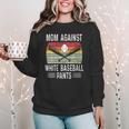 Moms Against Baseball Pants Mothers Baseball Mom Women Crewneck Sweatshirt Moms Against Baseball Pants Mothers Baseball Mom Women Crewneck Sweatshirt