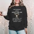 Mothering Boys Messy Loud Chaotic Baseball Mom Women Crewneck Sweatshirt Mothering Boys Messy Loud Chaotic Baseball Mom Women Crewneck Sweatshirt