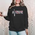Number One Baseball Mom For Mothers Day Baseball Mommy Women Crewneck Sweatshirt Number One Baseball Mom For Mothers Day Baseball Mommy Women Crewneck Sweatshirt