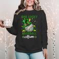 One Lucky Baseball Mom St Patricks Day One Lucky Mom Women Women Crewneck Sweatshirt
