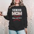 Proud Senior Baseball Mom Class Of 2024 Highschool Baseball Women Crewneck Sweatshirt Proud Senior Baseball Mom Class Of 2024 Highschool Baseball Women Crewneck Sweatshirt