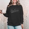 I Only Raise Ballers Baseball Mom & Parent Sports Women Crewneck Sweatshirt