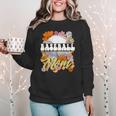 Retro Groovy Baseball Mom Family Matching Women Women Crewneck Sweatshirt Retro Groovy Baseball Mom Family Matching Women Women Crewneck Sweatshirt