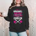 Self Expression Cool Baseball Mom Positive Thinking Women Crewneck Sweatshirt Self Expression Cool Baseball Mom Positive Thinking Women Crewneck Sweatshirt