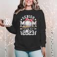 Senior 23 Baseball Mom Class Of 2023 Graduated Mother's Day Women Crewneck Sweatshirt Senior 23 Baseball Mom Class Of 2023 Graduated Mother's Day Women Crewneck Sweatshirt