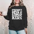 Somebody's Loud & Proud Baseball Mom Softball Baseball Lover Women Crewneck Sweatshirt Somebody's Loud & Proud Baseball Mom Softball Baseball Lover Women Crewneck Sweatshirt