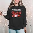 Somebody's Loud Mouth Baseball Mom Mama Women Crewneck Sweatshirt