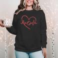 I Am Somebody's Loudmouth Baseball Mama Baseball Mom Women Crewneck Sweatshirt