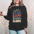 All Star Baseball Mom Women Crewneck Sweatshirt