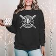 I Teach My Kids To Hit & Steal Baseball Mom Women Crewneck Sweatshirt I Teach My Kids To Hit & Steal Baseball Mom Women Crewneck Sweatshirt