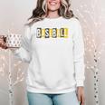 Baseball Mama Yellow Leopard Print Baseball Mom Gear Sports Women Crewneck Sweatshirt Baseball Mama Yellow Leopard Print Baseball Mom Gear Sports Women Crewneck Sweatshirt