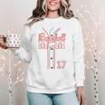 Baseball Mom 17 Number 17 Jersey Team Numbered Jersey Women Crewneck Sweatshirt