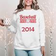 Baseball Mom Since 2014 Women Crewneck Sweatshirt Baseball Mom Since 2014 Women Crewneck Sweatshirt