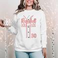Baseball Mom 30 Number 30 Jersey Team Numbered Jersey Women Crewneck Sweatshirt