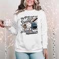 Baseball Mom My Boy Might Not Always Swing But I Do Women Crewneck Sweatshirt