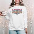 Baseball Mom Coquette Bow Mommy Ice Cream Mother's Day Mom Women Crewneck Sweatshirt Baseball Mom Coquette Bow Mommy Ice Cream Mother's Day Mom Women Crewneck Sweatshirt