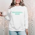 In My Baseball Mom Era Tee Game Day Baseball Mom Life Women Crewneck Sweatshirt