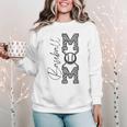 Baseball Mom Leopard Women Crewneck Sweatshirt Baseball Mom Leopard Women Crewneck Sweatshirt