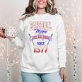 Baseball Mom Loud & Proud Since 1977 Premium Women Crewneck Sweatshirt Baseball Mom Loud & Proud Since 1977 Premium Women Crewneck Sweatshirt