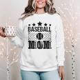 Baseball Mom Baseball Lover Mom Women Crewneck Sweatshirt