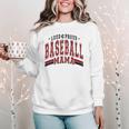 Baseball Mom Baseball Mama Mother's Day Red Loud Proud Women Crewneck Sweatshirt Baseball Mom Baseball Mama Mother's Day Red Loud Proud Women Crewneck Sweatshirt