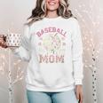Baseball Mom Mama Mother's Dog In My Baseball Mom Era Women Crewneck Sweatshirt Baseball Mom Mama Mother's Dog In My Baseball Mom Era Women Crewneck Sweatshirt