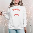 Baseball Mom Baseball Player For Mother's Day Women Crewneck Sweatshirt Baseball Mom Baseball Player For Mother's Day Women Crewneck Sweatshirt