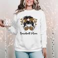 Baseball Mom Baseball Player Mom Women Crewneck Sweatshirt