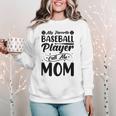 Baseball Mom Women Girls Daughter Mother Baseball Player Women Crewneck Sweatshirt