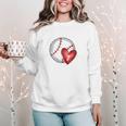 Bleached Custom Baseball Mom Number 7 Heart For Mom Women Crewneck Sweatshirt Bleached Custom Baseball Mom Number 7 Heart For Mom Women Crewneck Sweatshirt