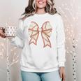 Coquette Bow Baseball Mama Baseball Mom Women Premium Women Crewneck Sweatshirt Coquette Bow Baseball Mama Baseball Mom Women Premium Women Crewneck Sweatshirt