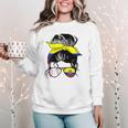 Ecuador Baseball Mom Ecuadorian Baseball Girl Women Crewneck Sweatshirt