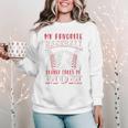 My Favorite Baseball Player Calls Me Mom Proud Baseball Mom Premium Women Crewneck Sweatshirt My Favorite Baseball Player Calls Me Mom Proud Baseball Mom Premium Women Crewneck Sweatshirt