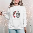 I'Ll Always Be Your Biggest Fan Baseball Mom s Premium Women Crewneck Sweatshirt I'Ll Always Be Your Biggest Fan Baseball Mom s Premium Women Crewneck Sweatshirt